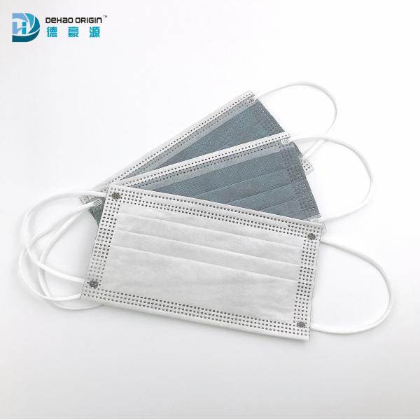 Black  35gsm Non Woven Hypoallergenic Disposable Face Mask