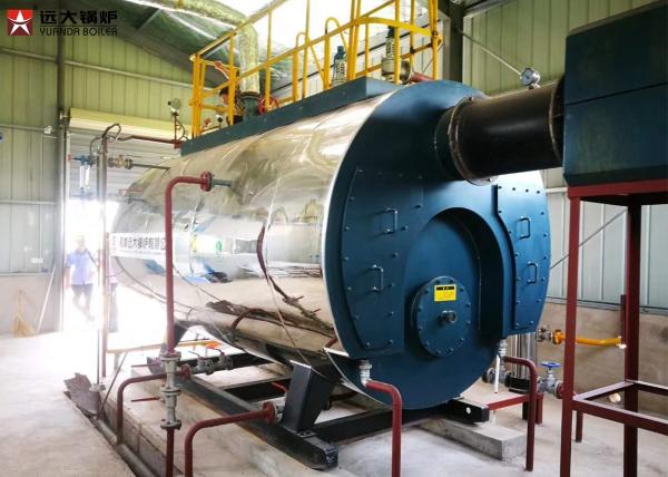 Horizontal Oil Fired Hot Water Boiler 1 Ton - 8 Ton For Swimming Pool