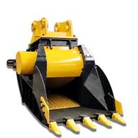 Excavateur broyeur hydraulique Bucket pour la pierre de roche broyage du béton Démolition Recyclage