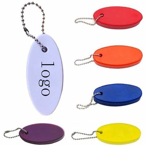 Sports Floating Rugby Ball Keychain Badge Boat Rubber NBR PU Foam Custom