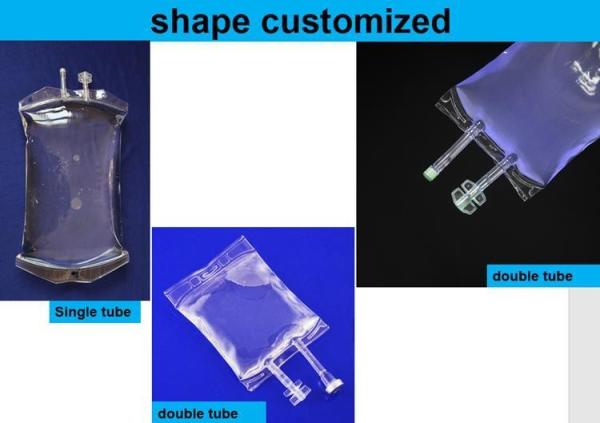 250ml 500ml 1000ml disposable infusion bag Medical PVC Sterile Saline IV Fluid Solution PVC Infusion Bag