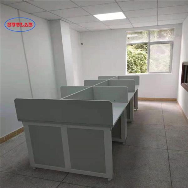 School Stainless Steel Lab Bench Floor Mounted Alkali Resistant