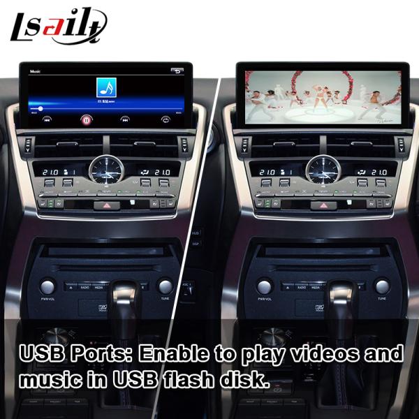 Интерфейс Lsailt Lexus CarPlay для NX NX200T, NX300h 2016-2022 с системой Linux, связью зеркала