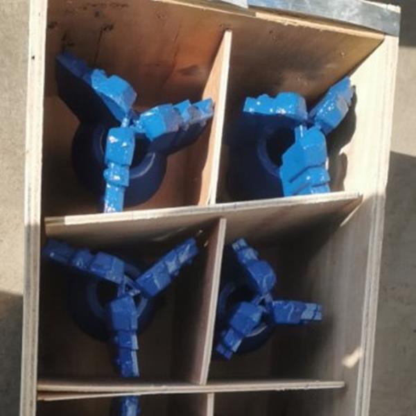 Carbon Steel Three Wings Drag Bit Drill Bit for Water Well Drilling Direct Supply