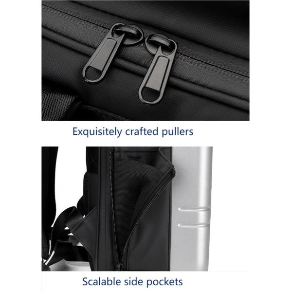 Устойчивый рюкзак для ноутбука с сочетанием безопасности и замком для снижения веса