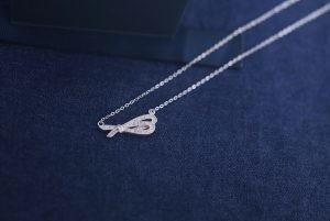 OEM CZ 925 Sterling Silver Neckalce Mini Zircon Charms