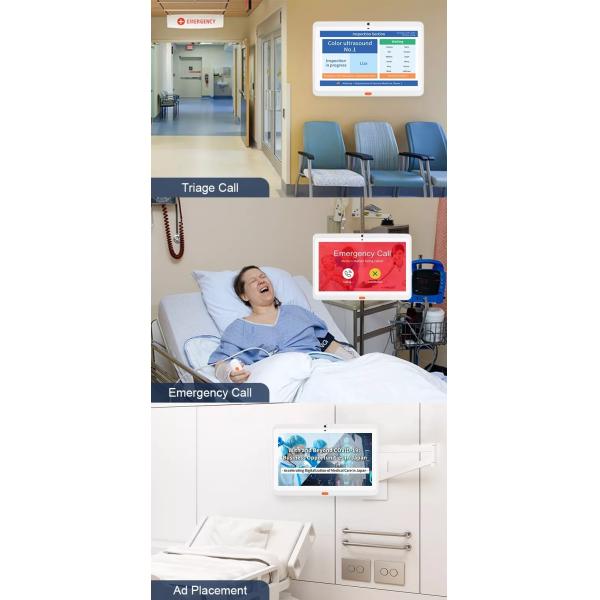 13.3-дюймовый RK3288 1080p Медицинский планшет ПК Настенный NFC POE Больничный Android планшет