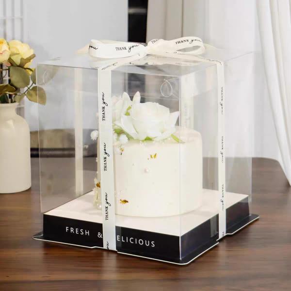 Containers de gâteaux personnalisables Exigence de conception AI CDR ou PDF pour les emballages personnalisés