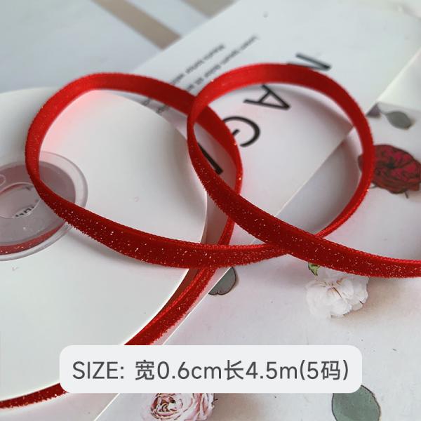 Блестящая блестящая бархатная лента 6 мм-38 мм глубокая красная бархатная лента мягкая