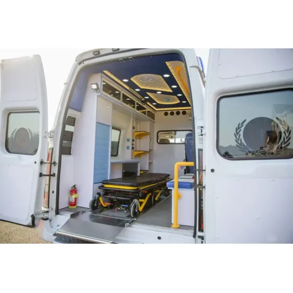 Medical Ambulance International Ambulance Electric Ambulance Ford-Transit-Ambulance with Oxygen and Portable Ventilators