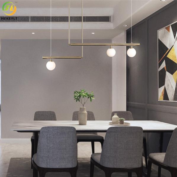 G9 Postmodern Luxury Pendant Light Copper Glass For Home Hotel