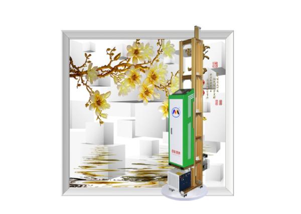 Cmyk Or Cmykw Uv Wall Printer Indoor Outdoor Speed Adjustable