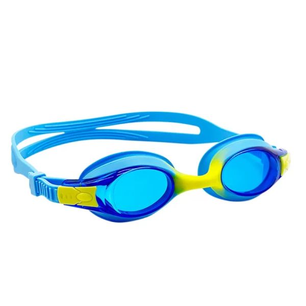 Kids Swimming Goggles with Anti-Fog UV Protection and Rainbow Plating Lenses for Safe Swimming