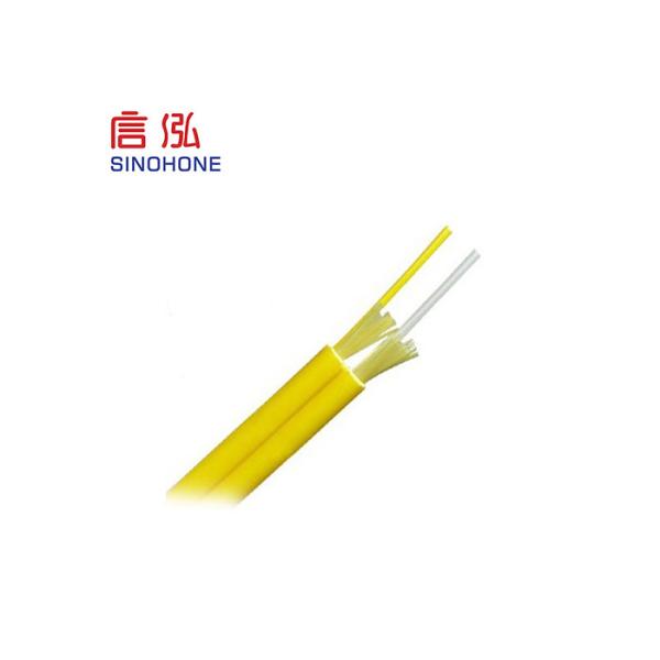 Duplex Figure 8 Indoor Fiber Optic Cable Easy Installation Water Resistant
