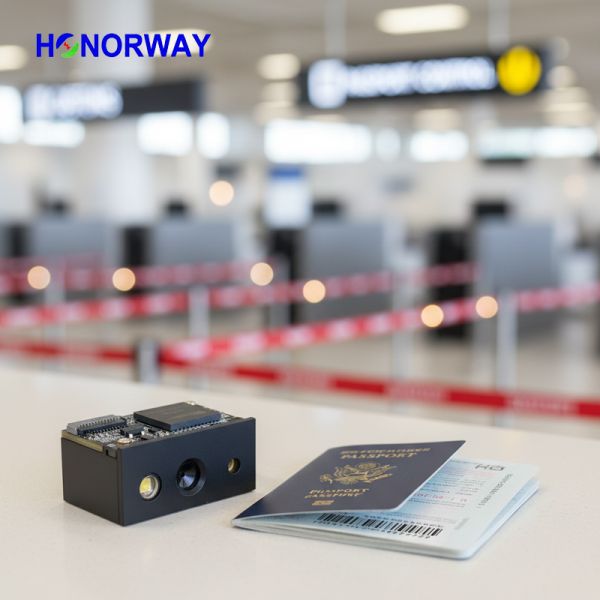 OEM 1D 2D QR Barcode Scanner Engine Embedded OCR MRZ Reader Module For Passport
