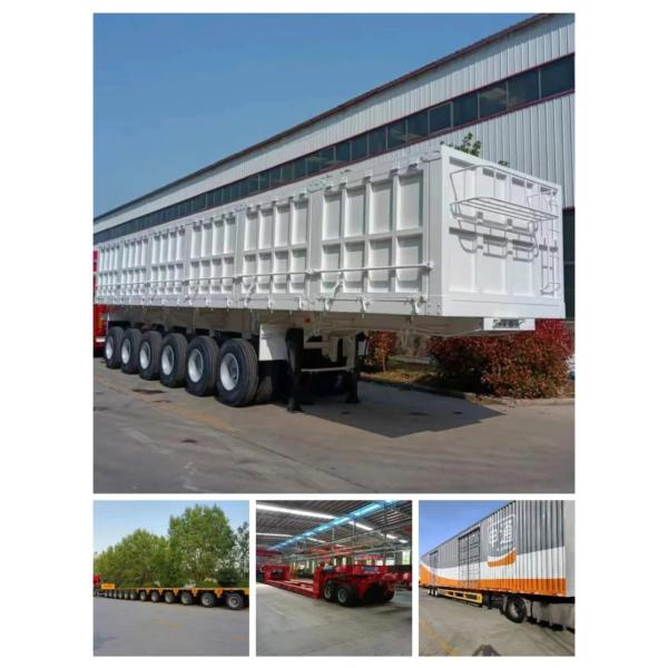 Medium Duty 80 Ton 40 Ton Dry Van Semi Trailer Box Semi Trailer Van Semi Truck Trailer