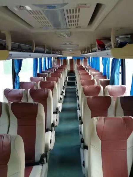 Euro 4 Emission Used Higer Coach Bus Airbag Retarder Heater 100000km Mileage