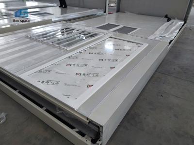 BOX SPACE 15 minutos instalado casa de contentores dobrável casas móveis pré-fabricadas para canteiro de obras e abrigo