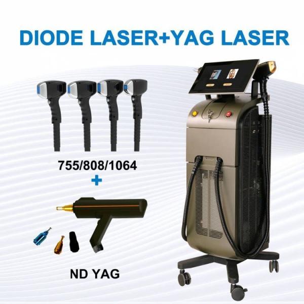 Three Wavelengths 808nm Diode Laser Permanent Hair Removal Machine Stationary Style