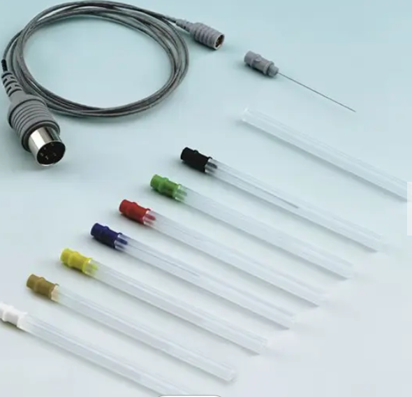 60mm Yellow EMG Needle Electrode 0.5mm Tip CE Certified With ISO13485