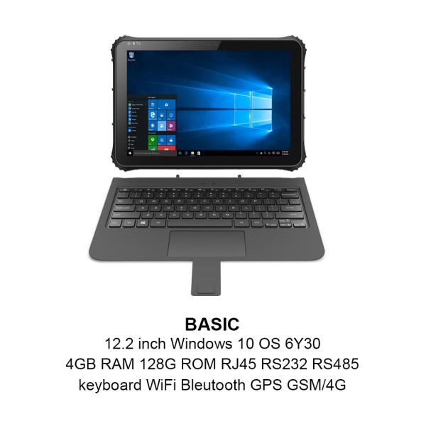 12.2 Inch 1920x1200 Windows 10 Rugged Tablet Intel CPU 6Y30
