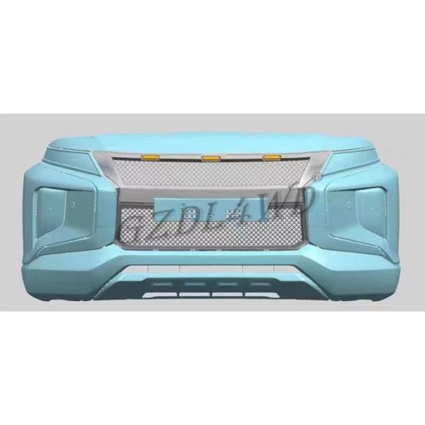 ABS Material Front Grill Mesh With LED Lights For Mitsubishi Triton L200 2019+