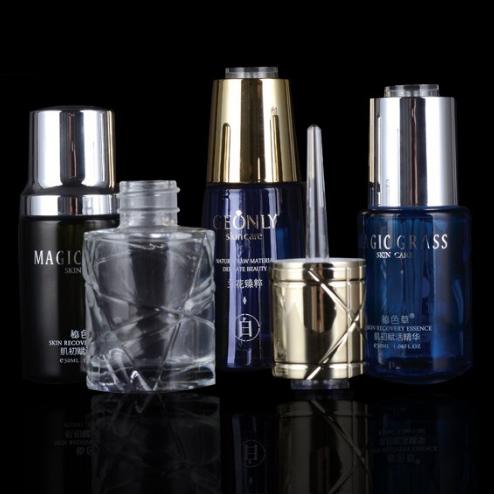 15ml 20ml 30ml Glass Dropper Bottle Luxurious Cosmetics Packaging (MC-602)