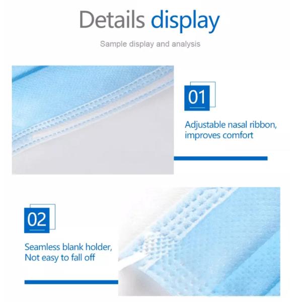 Automatic Disposable Surgical Medical 3 Ply Nonwoven Face Mask Making Machine