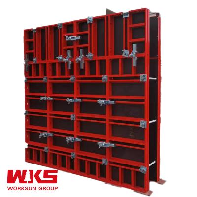 Industrial Grade Steel Frame Formwork 12mm 15mm Thickness Metal Slab Formwork