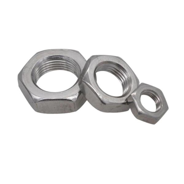 DIN 936 A2-70 Hexagon Thin Nuts-Fine Pitch Thread Hexagon Thin Nuts Hex Thin Nuts