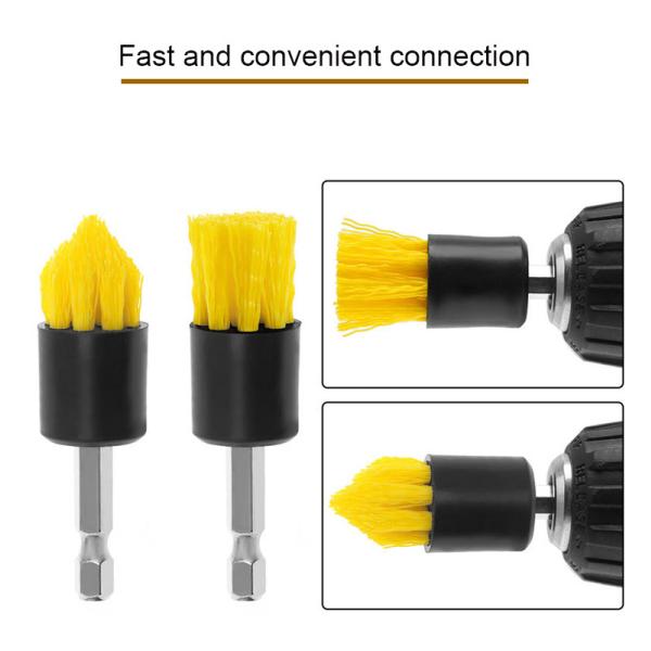 2 штуки многофункциональный электрический спин скраббер чистка щетка сверло щетка набор
