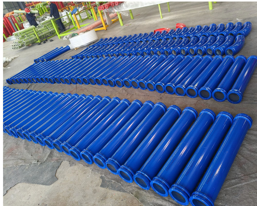 100mm Concrete Pump Pipe Line in Q235/Q345 Material with 25000-35000 CBM Capacity