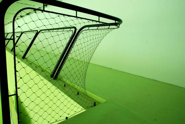 Corrosion Resistant Decorative Rope Mesh For Hand Railing / Railing Infill Wire Mesh