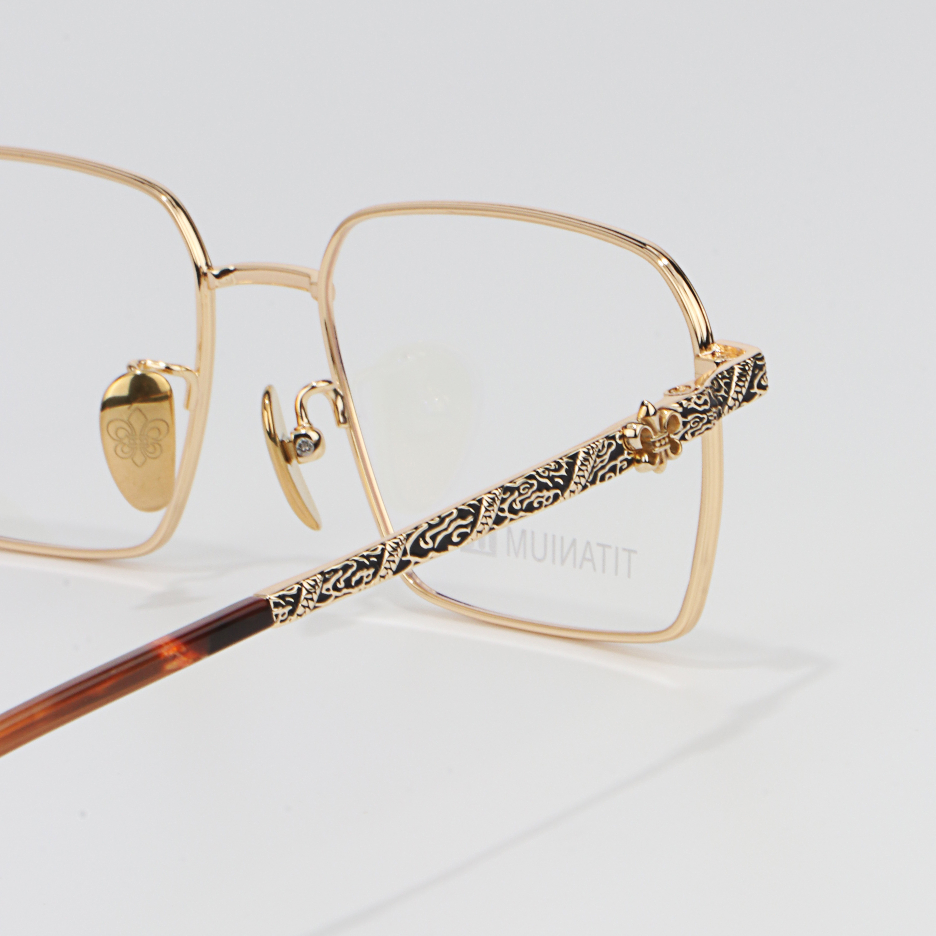 Korean Style Anti Radiation Men Retro Anti Blue Light Reading Prescription Multi Focus Unbreakable Luxury Brand  Glasses Holder
