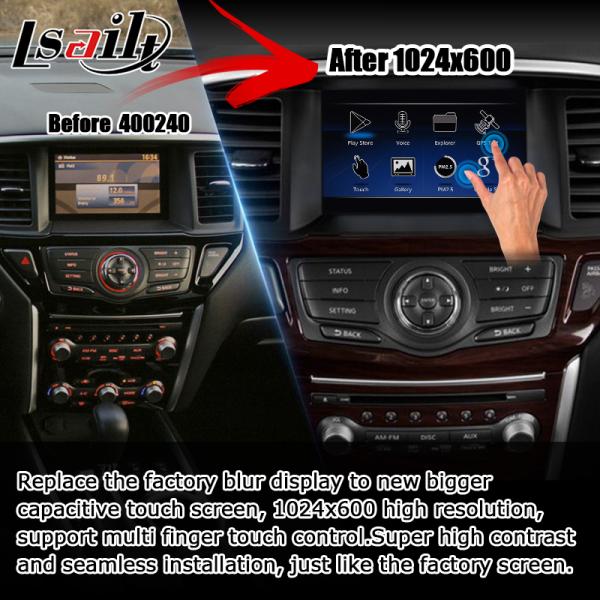 Обновление сенсорного экрана Nissan Patrol Y62 2010-2016 с видеоинтерфейсом android auto carplay youtube