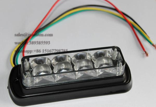 Amber /Red 3W LED Lighthead, LED Flares ,LUCES DESTELLANTES LED ，Lampu Polisi，DASH serien, led vamingsljus , STL-403