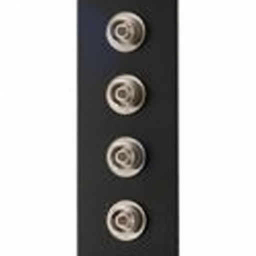 Fiber optic sub panel with 6 single mode ceramic sleeve couplers L-com FSP-FC6-0-SMCR panel mount design