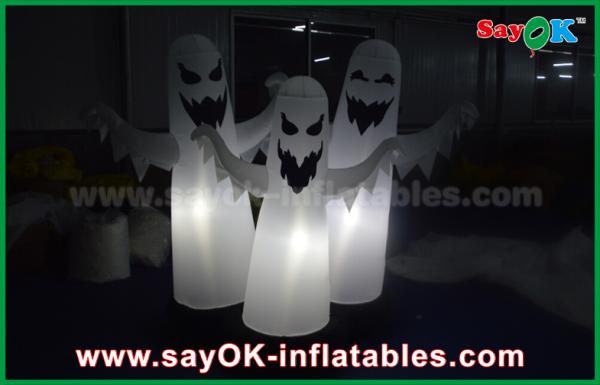 1.5m OXford Cloth Halloween 3 Ghost Inflatable Lighting Decoration Waterproof