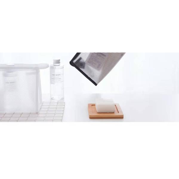 Women Transparent Cosmetic Bag with zipper EVA PVC OPP Material