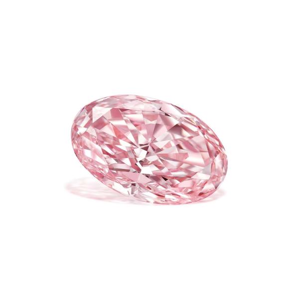 Sakura Pink Oval Shape Lab Grown Diamonds Fancy Pink VVS-VS IGI Certified CVD Colored Diamond