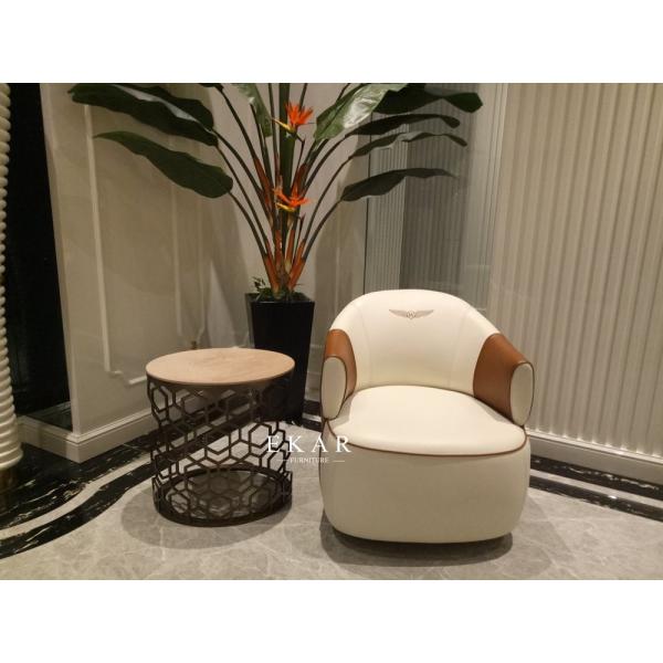 Modern Luxury Design Leather Living Room Leisure Arm Chair W005SF11
