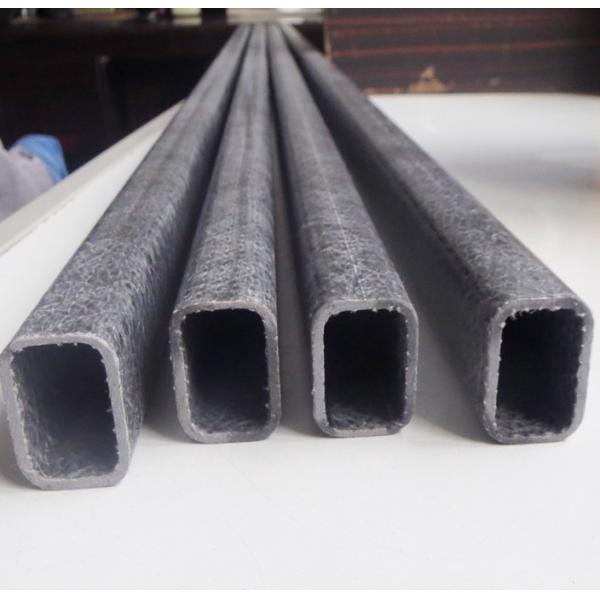 Smooth Processing Service Cutting Lightweight Fiberglass FRP Rectangular Tube for Children Hockey Stick Handle