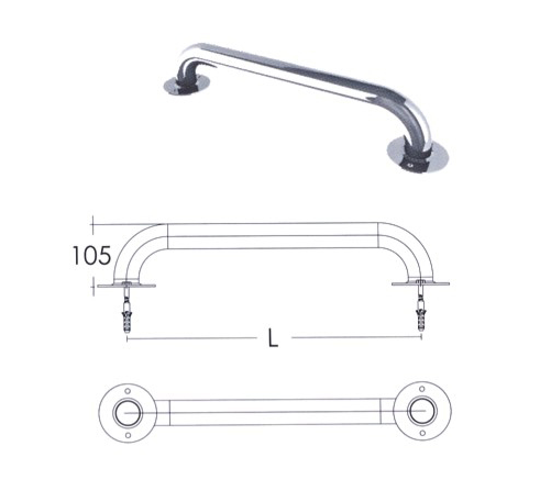 СС304 стены рельс самосхвата бассейна прямо 1.0мм