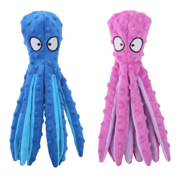 アマゾン最もよい相互小さい犬のための訓練によって詰められるタコのおもちゃ