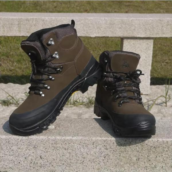 Euro 36-47 Yellow Outdoor Climbing Boots Hiking Tactical Training Shoes