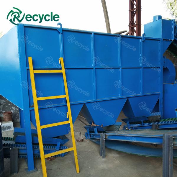 800-3000kg/h AC Radiator Recycling Plant  Aluminum Copper Scrap Recycling Plant