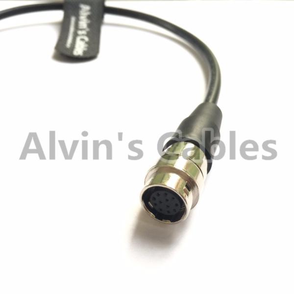 12 Pin Hirose ao poder masculino B4 2/3 do cabo GH4 da C.C. 12V lente de Fujinon Nikon Canon