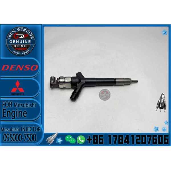 Inyector de combustible diésel Common Rail 095000-7500 genuino, boquilla, condición nueva, modelo 1465A279