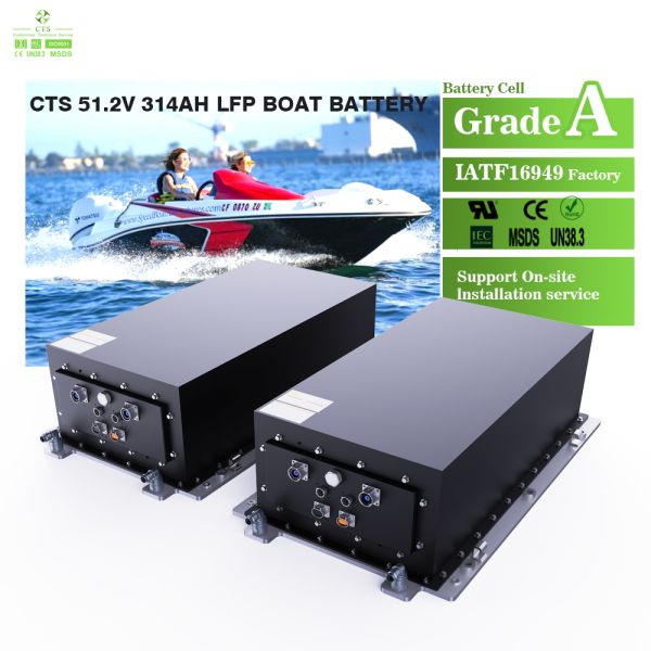 51.2V 314Ah LiFePO4 Marine Battery with IP67 Waterproof Design for Electric Catamarans