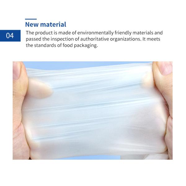 Powder free Transparent Smooth Touch Vinyl Gloves